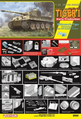 Zoom bild av 1/35 Tiger I Early Production Wittmann's Tiger 13./Panzer Regiment 1 Operation Zitadelle July 1943