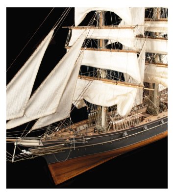 Zoom bild av CUTTY SARK Tea Clipper 1:84 Trämodellfartyg