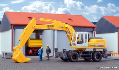 Zoom bild av 11261 H0 LIEBHERR 934 Litronic med hjulchassi