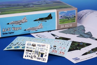 Zoom bild av 1/48 SAAB AJ 37 Viggen Attack Version - Updated edition