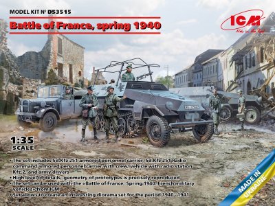 Zoom bild av 1/35 Battle of France, spring 1940. German combat vehicles
