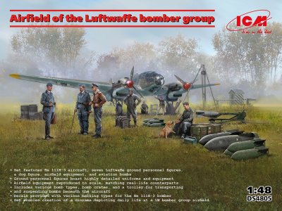 Zoom bild av 1/48 Airfield of the Luftwaffe bomber group