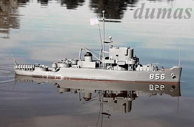 Zoom bild av U.S.S. WHITEHALL. TRÄBYGGSATS