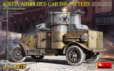 AUSTIN ARMOURED CAR 1918 PATTERN. IRELAND 1919-21. BRITISH SERVICE. INTERIOR KIT 1/35