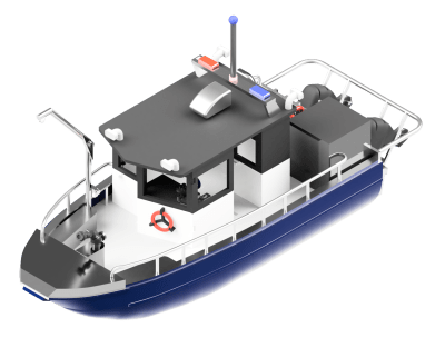 Zoom bild av 1/50 RESCUE BOAT – 20,4 cm