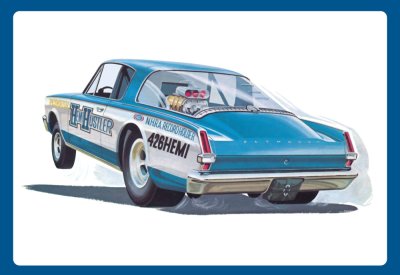 Zoom bild av 1/25 1966 Plymouth Barracuda Funny Car Hemi Hustler