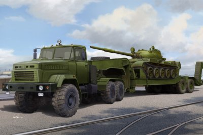 Zoom bild av 1/35 Ukraine Kraz-6446 Tractor w. Maz/Chmzap-52...