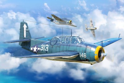 Zoom bild av 1/72 TBM-3 Avenger