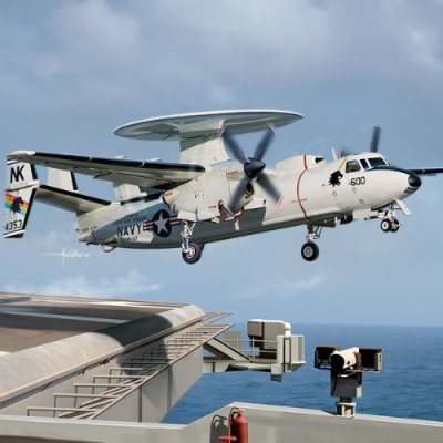 Zoom bild av 1/144 USN E-2C VAW-113 BLACK EAGLES