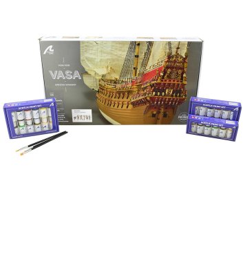 Zoom bild av Gift Pack with Ship Model, Paints and Tools: Warship Vasa
