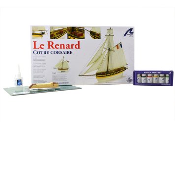Zoom bild av Gift Pack with Ship Model, Paints and Tools: Drakkar Viking Boat