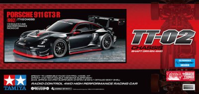 Zoom bild av TAMIYA 1/10 R/C Porsche 911 GT3 R (992) (TT-02