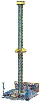 ÅKAKTTRATION FRITT FALL (Power Tower) SKALA HO