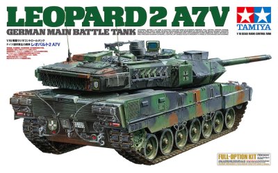 Zoom bild av TAMIYA 1/16 R/C German Leopard 2 A7V w/Option Kit