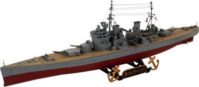 Zoom bild av BRITISH BATTLESHIP KING GEORGE V. L=649mm. SKALA 1/350