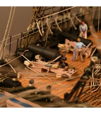 Zoom bild av HMS VICTORY Trafalgar 1805 - ANATOMY Version - 1:84 - TRÄBYGGSAT
