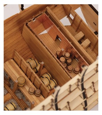 Zoom bild av HMS VICTORY Trafalgar 1805 - ANATOMY Version - 1:84 - TRÄBYGGSAT