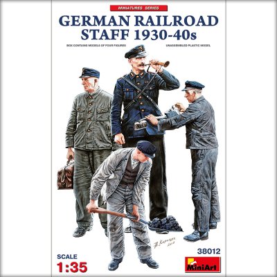 Zoom bild av 1/35 German Railroad Staff 1930-40s