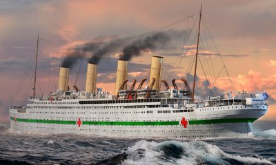 Zoom bild av 1/700 HMHS Britannic
