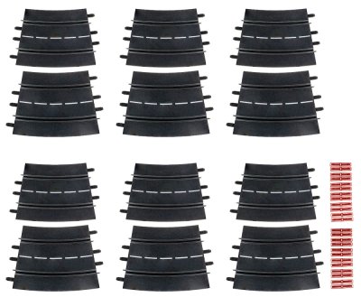 Carrera Curve 4/15° 12pcs 1:32/1:24, analog