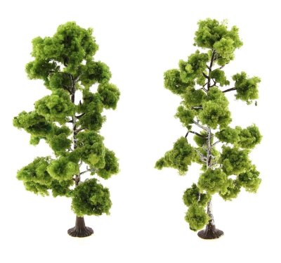 Zoom bild av 2 ST. BJÖRKAR, HÖJD 11 CM. HO