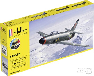 Zoom bild av SAAB 32 LANSEN COMPL. WITH CEMENT,BRUSH AND PAINTS. SKALA 1/72