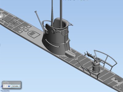 Zoom bild av 1/144 U-Boat Type IIB (1939), German Submarine