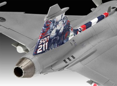 Zoom bild av GÅVOSET REVELL Saab JAS-39C Gripen 1:72 med färg & lim.