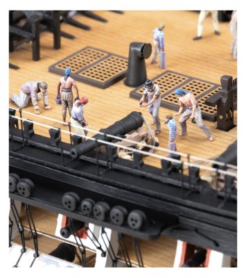 Zoom bild av New Set of 19 Metal Figurines for Ships: Sailors (1700-1815) 1/8