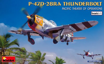 Zoom bild av 1/48 P-47D-28RA THUNDERBOLT. PACIFIC THEATER OF OPERATIONS. BASIC KIT