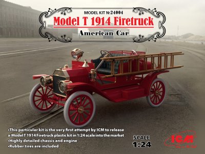Zoom bild av 1/24 Model T 1914 Firetruck, American Car