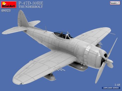 Zoom bild av P-47D-30RE THUNDERBOLT. BASIC KIT