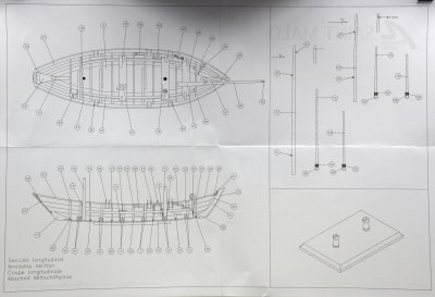 Zoom bild av SAINT MALO, TRÄBYGGSATS I SKALA 1/20