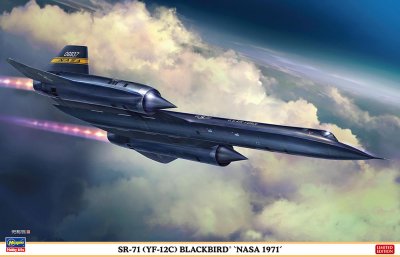 Zoom bild av 1/72 SR-71 Blackbird, NASA 1971