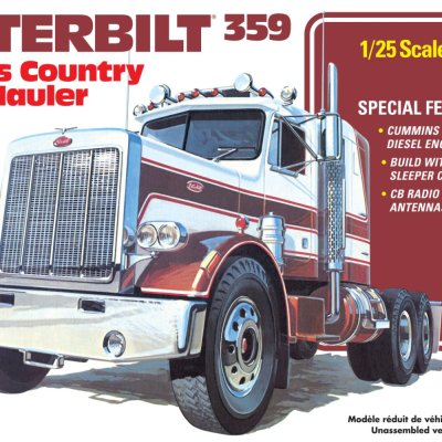 Zoom bild av 1/25 Peterbilt 359 Cross Country Hauler