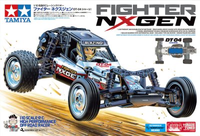 Zoom bild av TAMIYA 1/10 R/C Fighter NXGEN (DT-04)