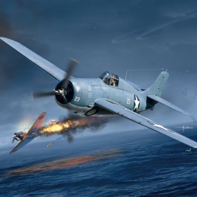 Zoom bild av 1/48 USN F4F-4 Wildcat Battle of Midway