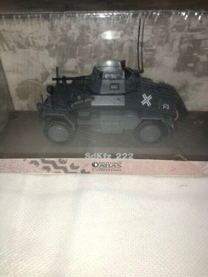 Zoom bild av ATLAS 1:43 GERMAN SDKFZ 222 ARMORED CAR