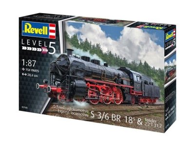 Zoom bild av REVELL Express locomotive S3/6 BR18(5) with TenderT 1:87