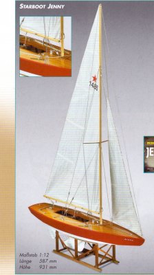 Zoom bild av STARBOOT JENNY. TRÄBYGGSATS SKALA 1/12
