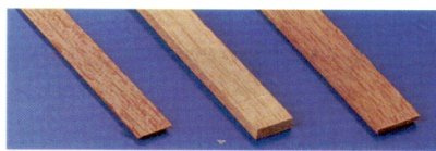 MAHOGNYLIST 10 ST. 1 x 3 mm.