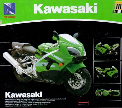 Zoom bild av 2006 KAWASAKI ZX-10R. SKALA 1/12