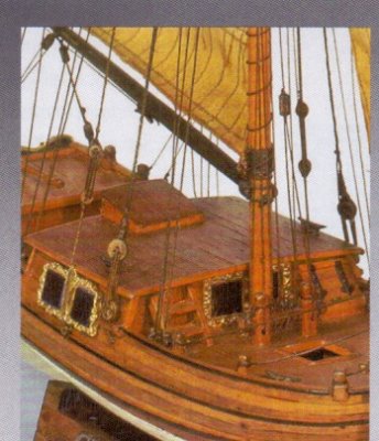 Zoom bild av GRETEL. TRÄBYGGSATS I SKALA 1/54