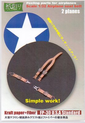 Zoom bild av U.S.A. AIRPLANE SEAT BELT SKALA 1/32