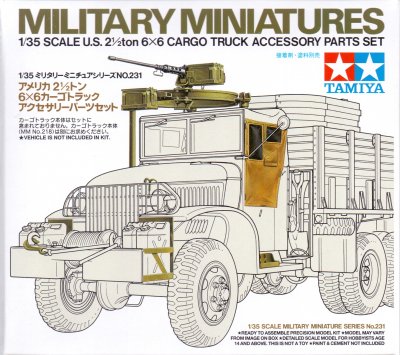Zoom bild av US 2 1/2 TON 6X6 CARGO TRUCK TILLBEHÖR. SKALA 1/35