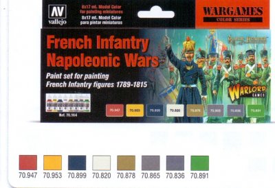 Zoom bild av FRENCH INFANTRY NAPOLEONIC WARS. 8 X 17 ML.