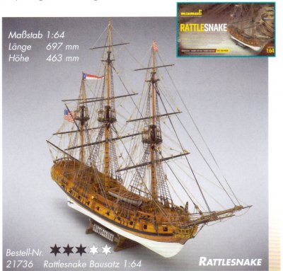 Zoom bild av RATTLESNAKE, TRÄBYGGSATS.