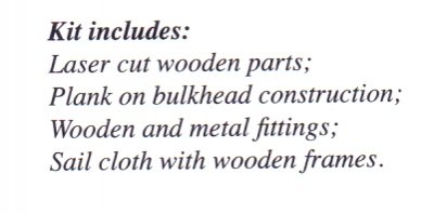 Zoom bild av CHINESE PIRATE JUNK. TRÄBYGGSATS I SKALA 1/100. SVÅRIGHETSGRAD 2