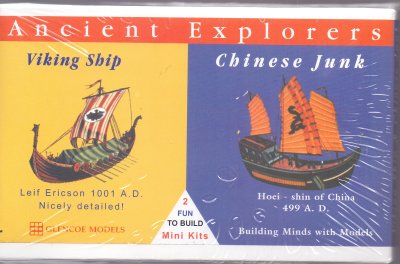 Zoom bild av 1/240/72 Wikinger Schiff, Chinesische Dschunke