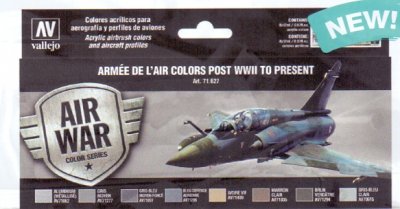 Zoom bild av ARMÉE DE I AIR POST WWII TO PRESENT. 8 X 17 ML. MODEL AIR.